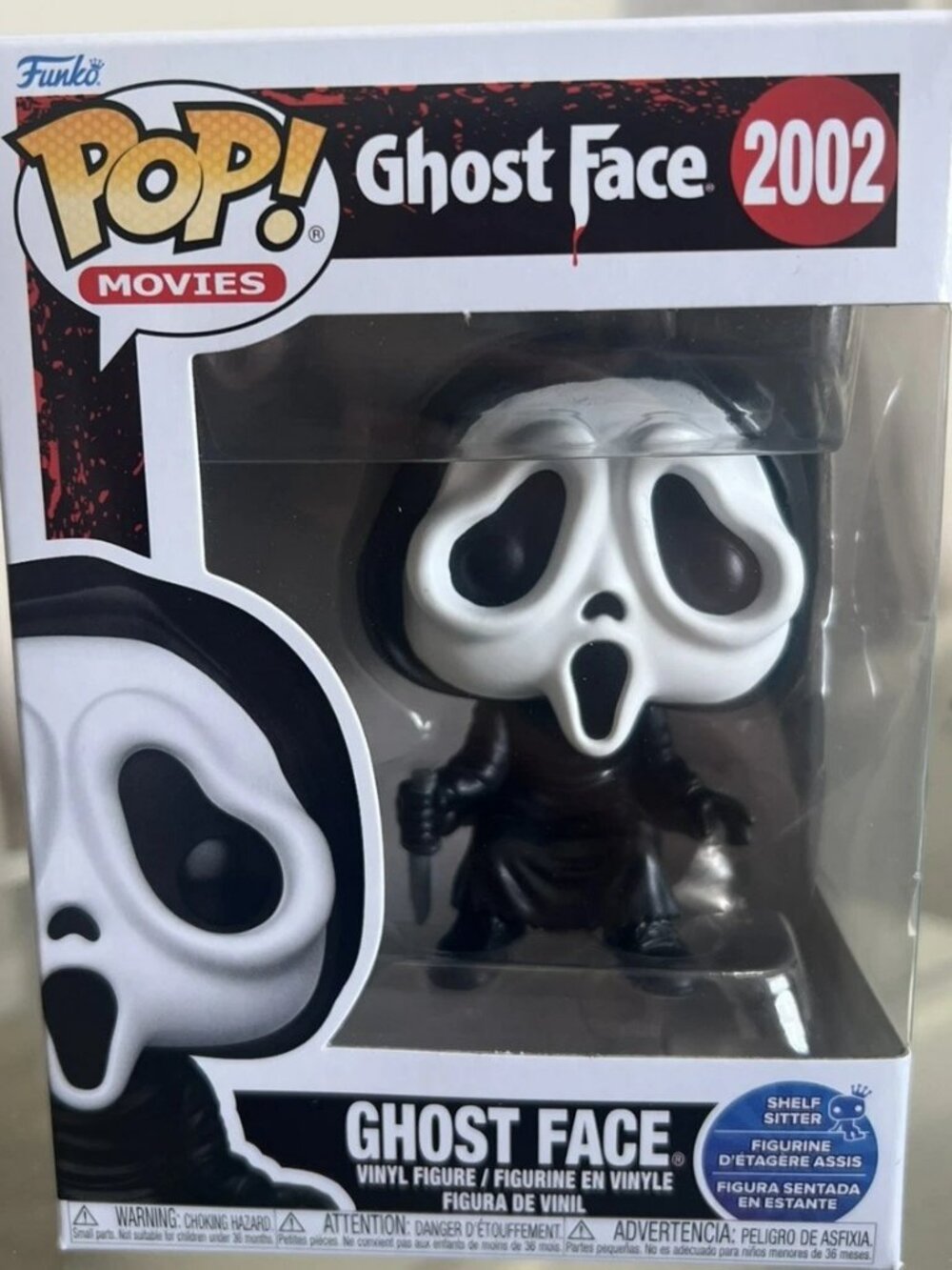 Funko Pop! Horror Shelf Sitter: Scream - Ghost Face #2002